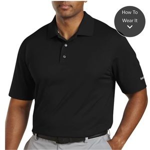 CHEROKEE big and tall men’s black polo shirt